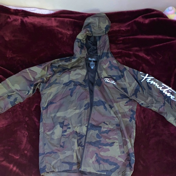 primitive camo windbreaker